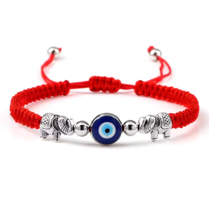 Pulsera de Ojo Turco y Elefante - Imagen 4